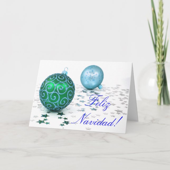 Helgdag-kort för julFeliz Navidad II Helgkort (Framsida)