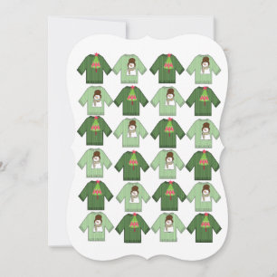 Helgdag-kort för julhälsning i Lycklig Kort