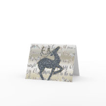 Helgdag-kort för julklapp i Glitter