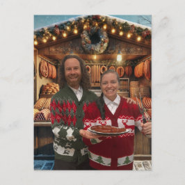 Helgdag-kort för Julmarknaden Reindeer Vykort