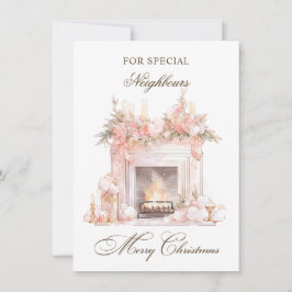 Helgdag-kort för julmatchningsgrannar julkort