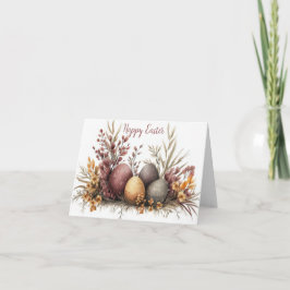 Helgdag-kort för Påskägg för Blommigt av söt vatte Kort