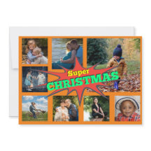 Helgdag-kort för Tecknad i julfamiljen