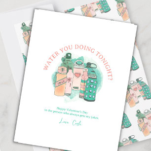 Helgdag kort för vattenflaskans populära Alla hjär