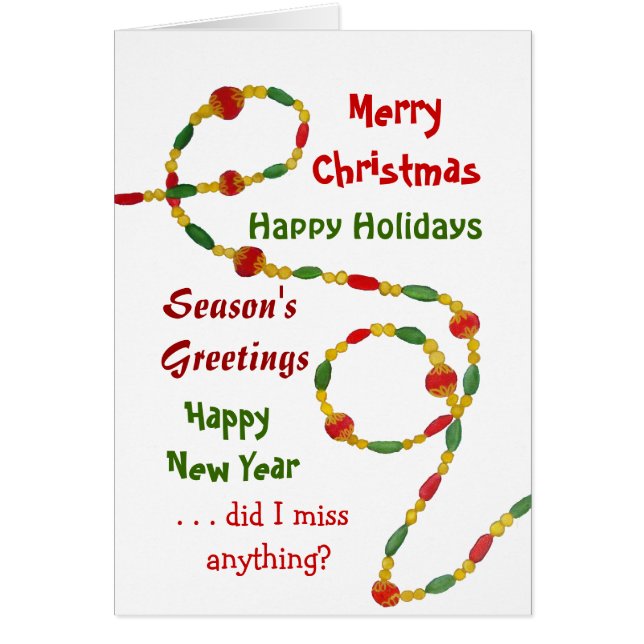 Helgdag-kort Hälsningskort (Framsidan)