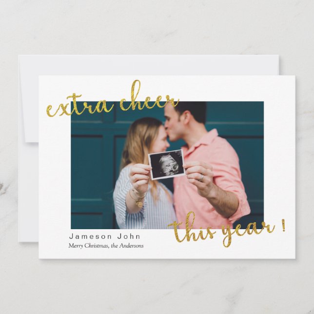 helgdag-kort i år för att hedra extra julkort (Framsida)