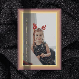 Helgdag-kort i guld-format julkort