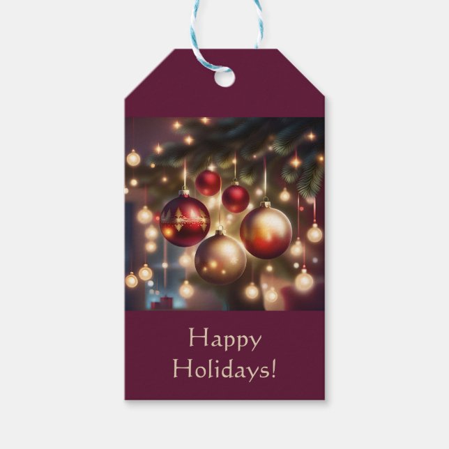 Helgdag-kort Presentetikett (Framsidan)