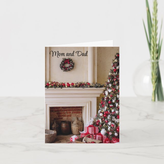 Helgdag-kortet mamma och Pappa Helgkort (Framsida)