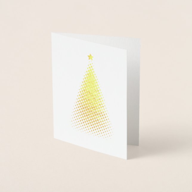 Helgdag-kortet silver & GULD Guld Folierat Kort (Framsida)