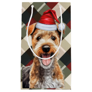 Helgdag Lakeland Terrier Hund Roligt Plade jul