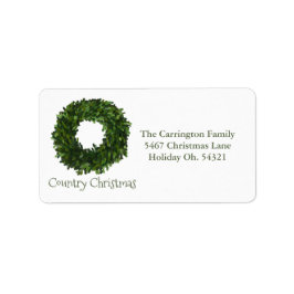 Helgdag Land-julfransen Adress jul Adressetikett