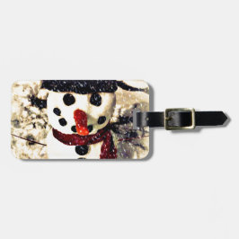 Helgdag Låt det snöa Adsible Snögubbe Bagagebricka