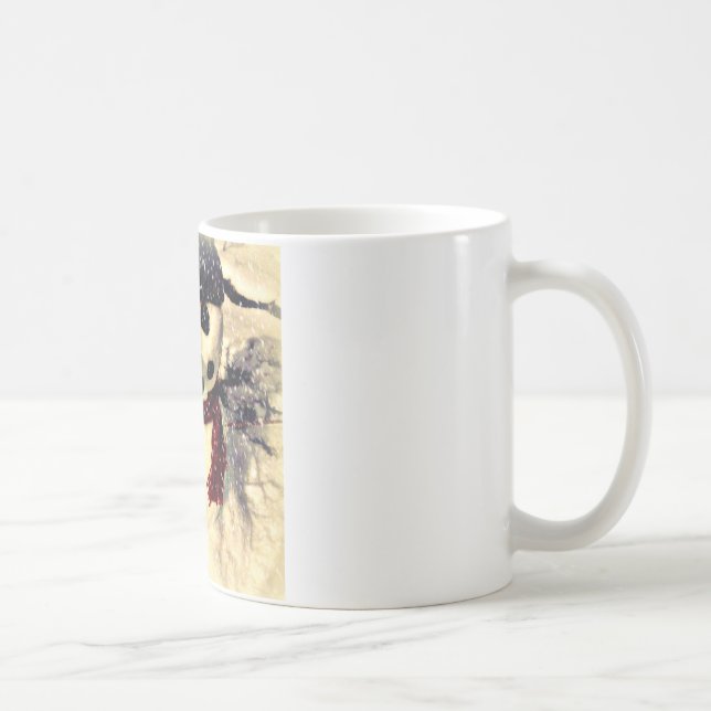 Helgdag Låt det snöa Adsible Snögubbe Kaffemugg (Höger)