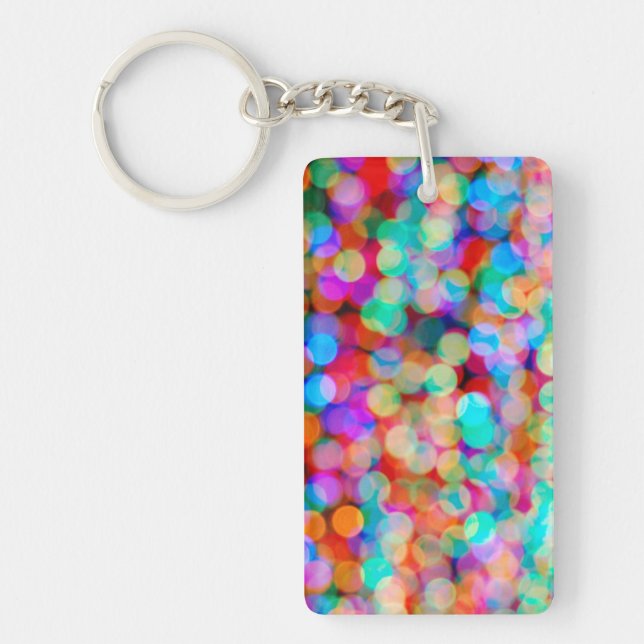 Helgdag Ljus Blank Keychain Nyckelring (Framsidan)