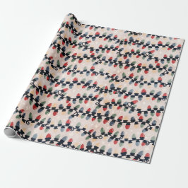 Helgdag Ljus - figursättningsPapper Presentpapper