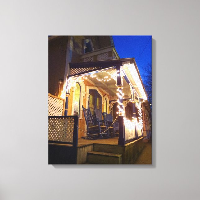 Helgdag Ljus och Rockers - Martha's Vineyard Canvastryck (Framsida)