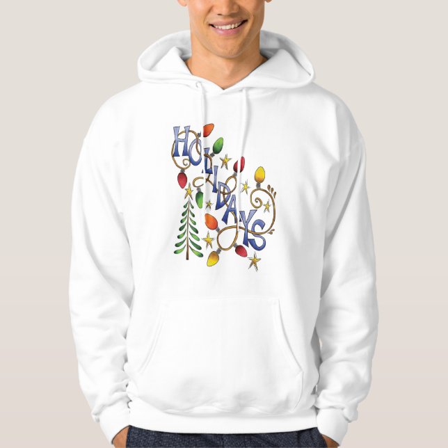 Helgdag Ljus Sweatshirt (Framsida)