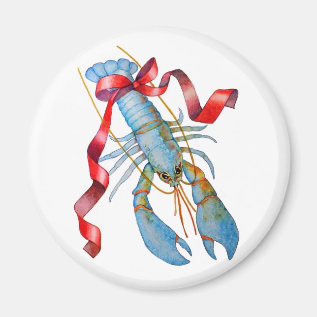 Helgdag Lobster Magnet (Framsidan)