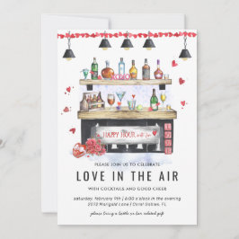 Helgdag Lycklig Hour | Valentine Cocktail Party Inbjudningar