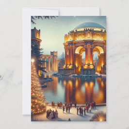 Helgdag Magic San Francisco-jul Julkort