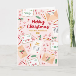Helgdag Mail & Brev till Santa - God jul Helgkort