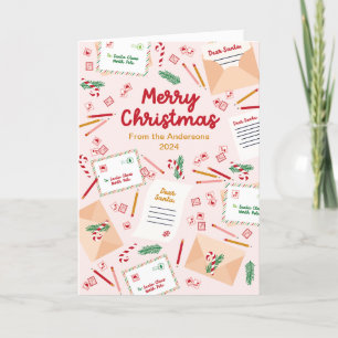 Helgdag Mail & Brev till Santa - God jul Helgkort