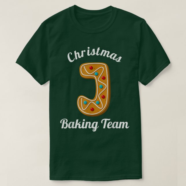 Helgdag Matching Fa, Brev J, julklappar T Shirt (Design framsida)