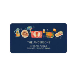 Helgdag Meal Tidings of Comfort & Joy Adress Adressetikett