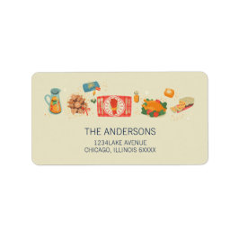 Helgdag Meal Tidings of Comfort & Joy Adress Adressetikett