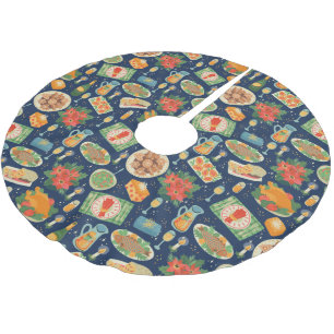 Helgdag Meal Tidings of Comfort & Joy Helgdag Julgransmatta Borstad Polyester