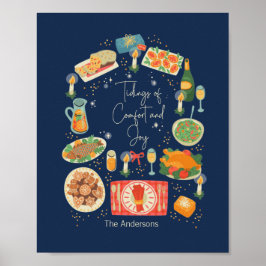 Helgdag Meal Tidings of Comfort & Joy Helgdag Poster