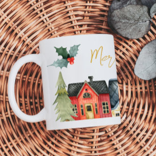 Helgdag med Namn God jul Jumbo Mugg