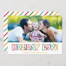 Helgdag Merry & Bright Jul Photo Card Julkort