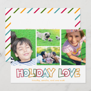 Helgdag Merry & Bright Photo Postcard Tack Kort