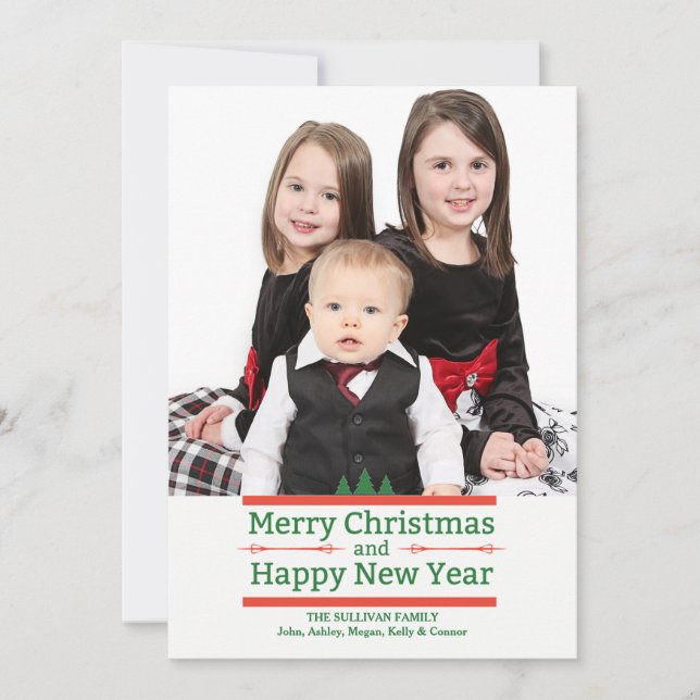 Helgdag Message Photo Helgdag Card Julkort (Framsida)