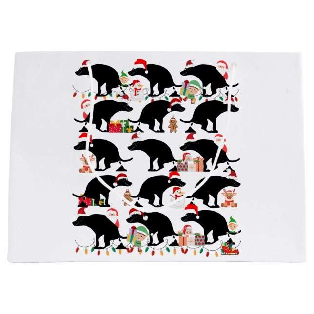 Helgdag MisChief Pooping jul Hundar (Framsidan)