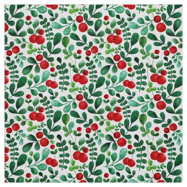 Helgdag Mistletodesign Tyg (Provkarta)
