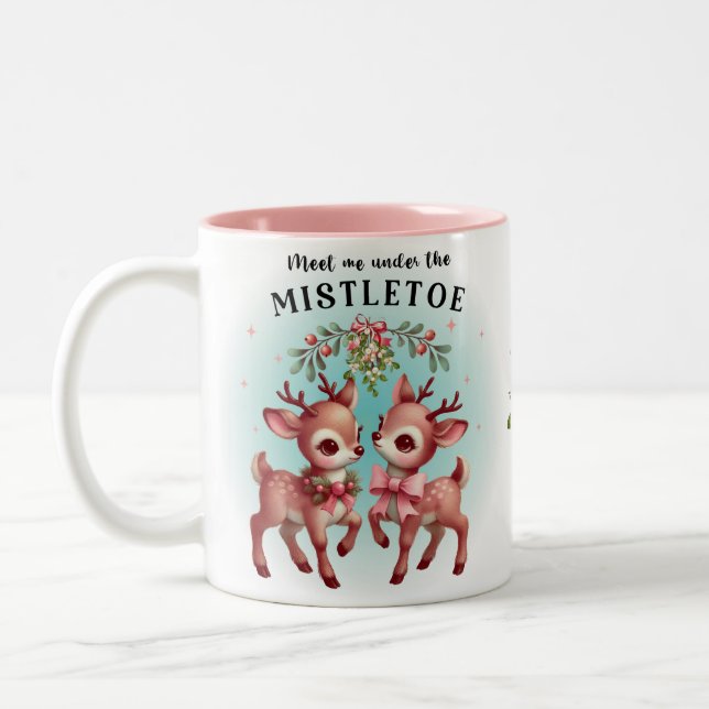 Helgdag mistletoe mugg (Vänster)