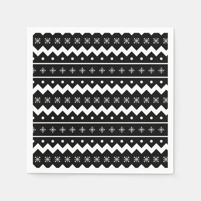 Helgdag Mittens Warm Önskemål jul Napkins Pappersservett (Framsidan)