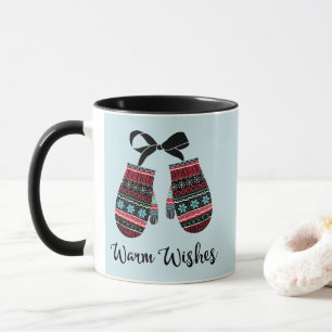 Helgdag Mittens Warm Önskemål julkaffe Mugg
