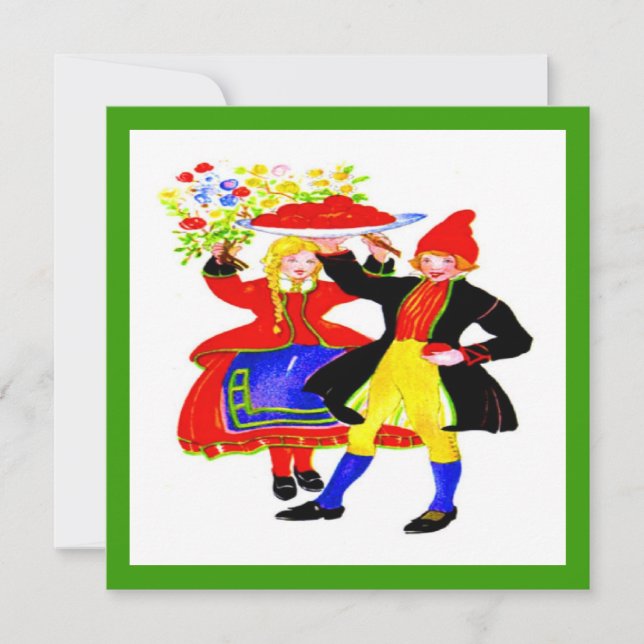 Helgdag mjölet julkort (Framsida)