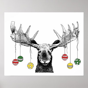Helgdag Moose Poster