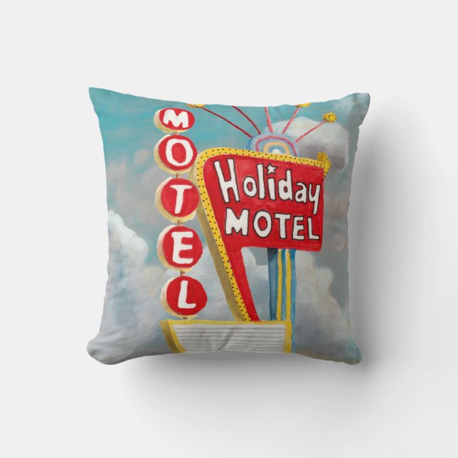 Helgdag Motel-tecken Kudde (Framsida)