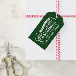 Helgdag Mycket God jul Presentetikett
