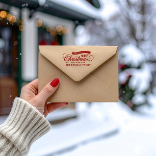 Helgdag Mycket God jul Stämpel