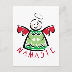Helgdag Namaste ängel Helg Vykort
