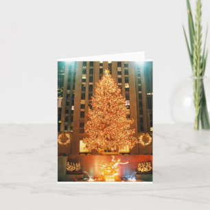 Helgdag Note Card Rockefeller Center Träd Helgkort