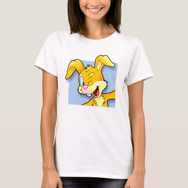 Helgdag Novelty BUNNY för kvinnor T Shirt (Framsida)