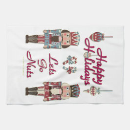 Helgdag Nutcracker Lets Go Nöt Kökshandduk